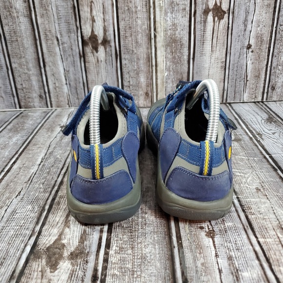KEEN Men\'s Newport H2 Waterproof Sandals Blue Yellow Hiking Shoes 1009962 Size 7